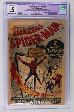 Amazing Spider-Man #1 Marvel 1963 CGC 0.5 -Restored- 1st Jameson & Chameleon