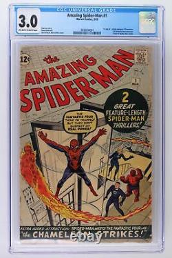 Amazing Spider-Man #1 Marvel 1963 CGC 3.0 1st App J. Jonah Jameson & Chameleon