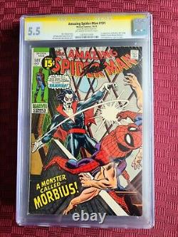 Amazing Spider-Man #101 CGC 5.5 signed by Stan Lee