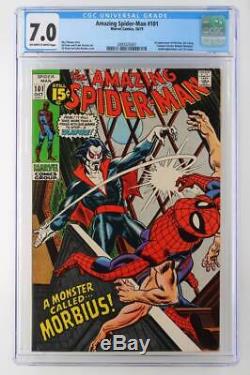 Amazing Spider-Man #101 CGC 7.0 FN/VF Marvel 1971 1st App of Morbius