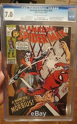 Amazing Spider-Man #101 CGC 7.0 OWithW 1st Morbius Living Vampire TAKING OFFERS
