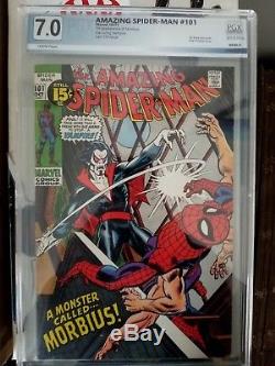 Amazing Spider-Man #101 PGX 7.0 1971 Marvel 1st Appearance of Morbius Movie CGC