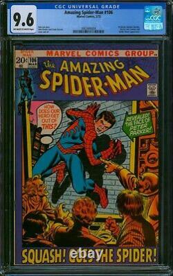 Amazing Spider-Man #106? CGC 9.6? Rare in Grade! Spider-Slayer Marvel 1972