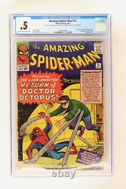 Amazing Spider-Man #11 Marvel 1964 CGC. 5 2nd Appearance of Doctor Octopus