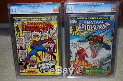 Amazing Spider-Man #121 #122 CGC 9.6 1973 WP! Green Goblin Gwen Stacy 156 103 cm