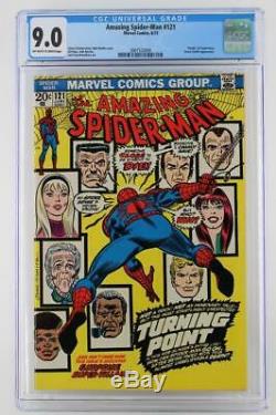Amazing Spider-Man #121 CGC 9.0 VF/NM Marvel 1973 Death of Gwen Stacy