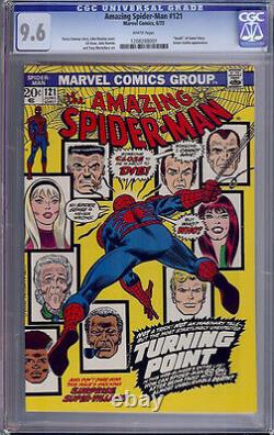 Amazing Spider-Man #121 CGC 9.6 1973 Death Gwen Stacy! Green Goblin WP F7 121 cm