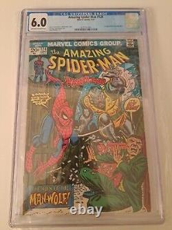 Amazing Spider-Man # 124 CGC 6.0 (Marvel, 1973) 1st appearance of Man-Wolf