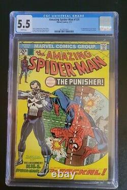 Amazing Spider-Man #129 (1974) 1st appearance Punisher CGC 5.5