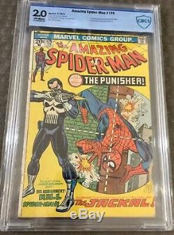 Amazing Spider-Man #129 (1974) CBCS 2.0 Not CGC 1st Appearance of The PUNISHER