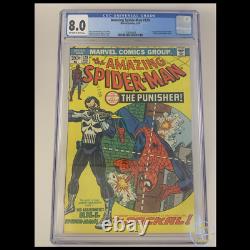 Amazing Spider-Man #129 (1974) CGC 8.0, 1st Punisher, Marvel MCU Disney+