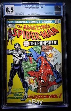 Amazing Spider-Man #129 (1974) CGC Graded 8.5 1st Appearance Punisher Romita