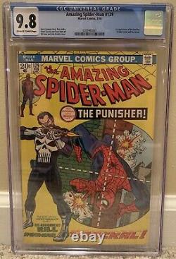 Amazing Spider-Man #129 1st Appearance The Punisher & Jackal CGC 9.8 Marvel 1974