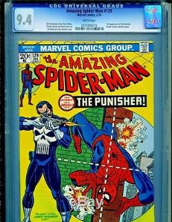 Amazing Spider-Man #129 1st Punisher CGC Graded 9.4