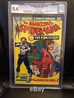 Amazing Spider-Man # 129 1st Punisher appearance Graded CGC 9.4 Near Mint
