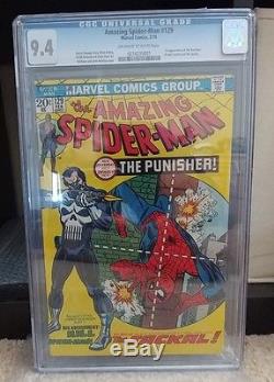 Amazing Spider-Man # 129 1st appearance Punisher 1974 CGC 9.4 Marvel