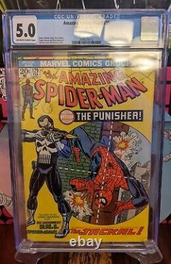 Amazing Spider-Man 129 5.0 CGC First Appearance Of The Punisher