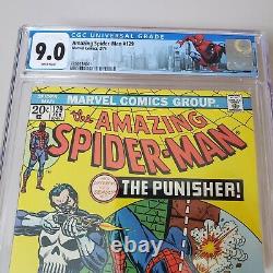 Amazing Spider-Man 129 9.0 White Pages! First Punisher