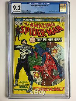 Amazing Spider-Man #129 9.2 CGC 1st App of The Punisher