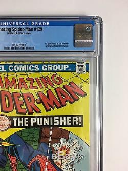 Amazing Spider-Man #129 9.2 CGC 1st App of The Punisher