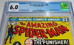 Amazing Spider-Man #129 CGC 6.0 1st Appearance of the Punisher Frank Castle Book
