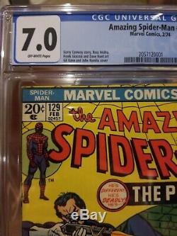 Amazing Spider-Man #129 CGC 7.0 1st Appearance of the Punisher & Jackal Marvel