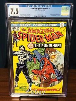 Amazing Spider-Man #129 CGC 7.5? 1st Appearance Punisher