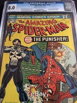 Amazing Spider-Man 129 CGC 8.0 1974 1st Appearance Punisher Jackal! Conway