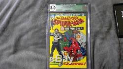 Amazing Spider-Man 129 CGC 8.0. First appearance of the Punisher