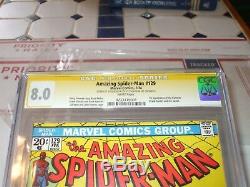 Amazing Spider-Man #129 CGC 8.0 (STAN LEE & ROMITA SIGNED) 1st Ap THE PUNISHER