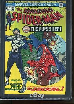 Amazing Spider-Man #129 CGC 8.0 Signed Stan Lee +2 1st app of the Punisher