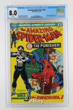 Amazing Spider-Man #129 CGC 8.0 VF -Marvel 1974- 1st App of the Punisher
