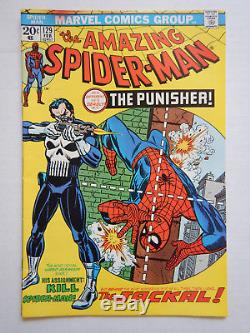 Amazing Spider-Man 129 CGC 8.5 WHITE PAGES! 1st App. Punisher! HIGH CALIBER BOOK