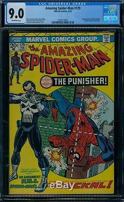 Amazing Spider-Man 129 CGC 9.0 1st Punisher