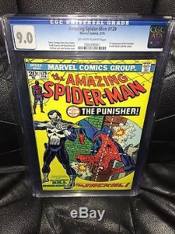Amazing Spider-Man 129 CGC 9.0 1st punisher