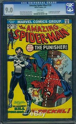 Amazing Spider-Man 129 CGC 9.0 White Pages