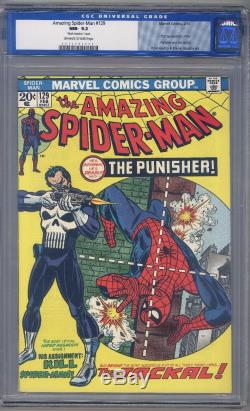 Amazing Spider-Man #129 CGC 9.2 Old Label Mark Jewelers 1st Punisher RARE