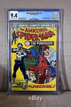Amazing Spider-Man # 129 CGC 9.4- OWithWHITE Pages FIRST PUNISHER