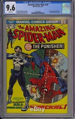 Amazing Spider-Man #129 CGC 9.6 W (1st appearance of the Punisher)! Looks 9.8
