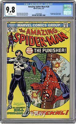 Amazing Spider-Man #129 CGC 9.8 1974 1497547004 1st app. Punisher, Jackal