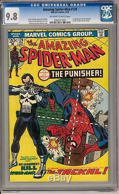 Amazing Spider-Man #129 CGC 9.8 (OW-W) Punisher 1st Appearance Highest Graded