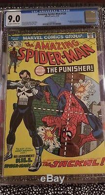 Amazing Spider-Man #129 Cgc 9.0! First appearance of punisher! No Reserve