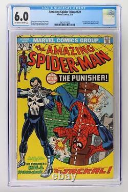 Amazing Spider-Man #129 Marvel 1974 CGC 6.0 1st App The Punisher & Jackal