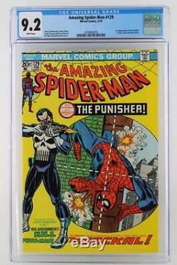 Amazing Spider-Man #129 -NEAR MINT- CGC 9.2 NM- Marvel 1974 1st App Punisher
