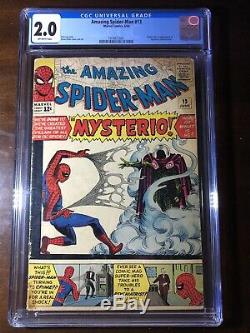Amazing Spider-Man #13 (1964) 1st Mysterio! CGC 2.0 Key