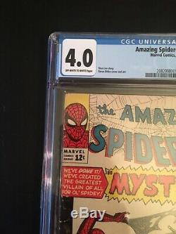 Amazing Spider-Man 13 CGC 4.0 OW To White Pgs. 1st Mysterio 3 Day No Reserve