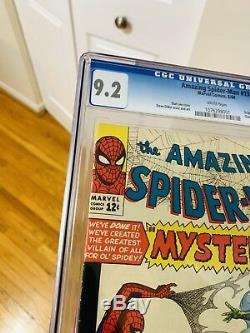 Amazing Spider-Man 13 CGC 9.2 1st APP Mysterio! White Pages! WORLDWIDE SHIP
