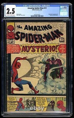 Amazing Spider-Man #13 CGC GD+ 2.5 Off White to White 1st Appearance Mysterio