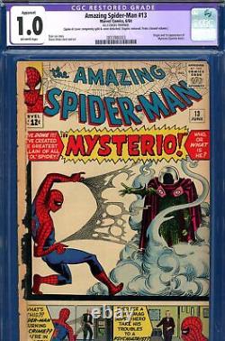Amazing Spider-Man #13 CGC GRADED 1.0 origin/1st app of Mysterio (1964)