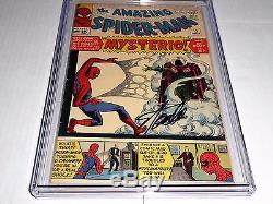 Amazing Spider-Man #13 CGC SS Signature STAN LEE Origin 1st Appearance Mysterio